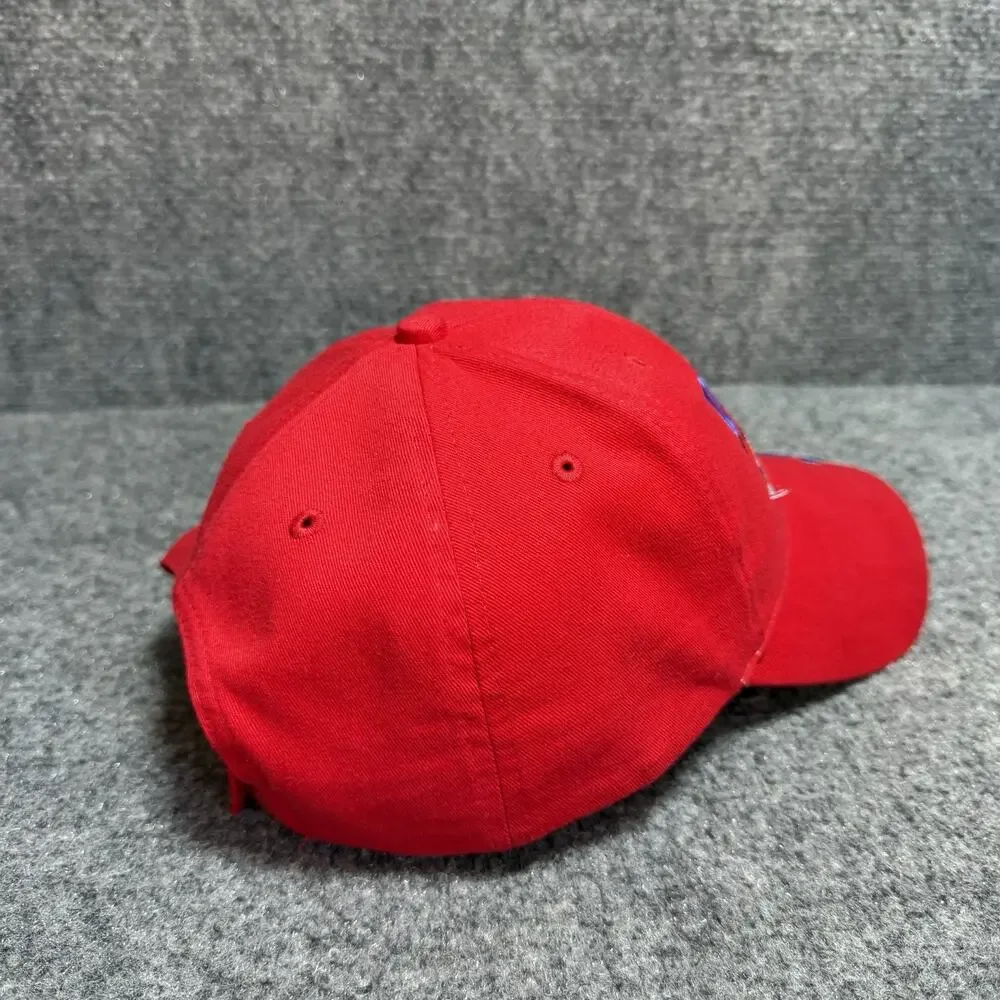 Delta Sport Boats & Yacht Club Red StrapBack Baseball Cap Lot Of 2 Hats OSFA Vtg